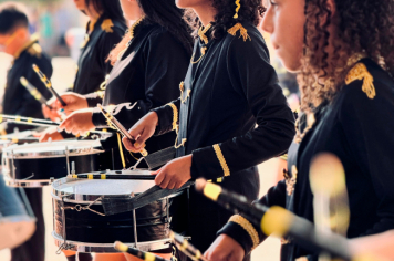 Foto - Encontro de Bandas e Fanfarras