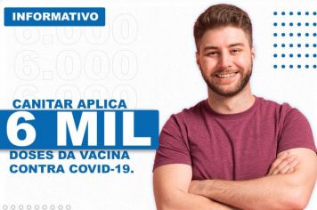 Canitar aplica 6 mil doses