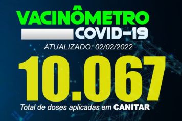 Atualização Vacinômetro Covid-19 02/02/2022