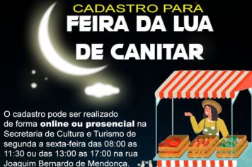 Cadastro para Feira da Lua