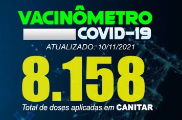 ATUALIZAÇÃO VACINÔMETRO 10/11/2021