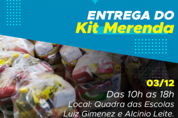 Entrega do KIt Merenda