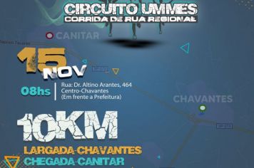 Inscrições abertas para 1° Corrida Rustica 