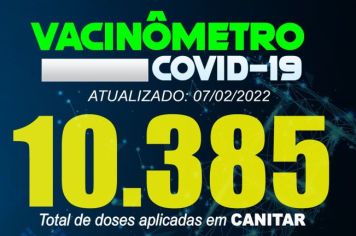 Atualização Vacinômetro Covid-19 07/02/2022