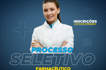 Processo Seletivo Farmacêutico 