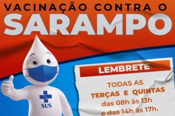 VACINAÇÃO CONTRA O SARAMPO