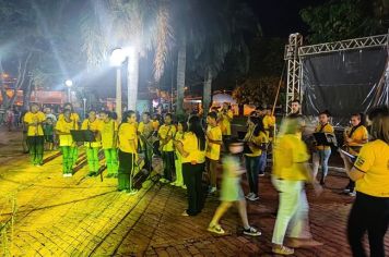 Apresentação da Orquestra do centro cultural Irmãos Quagliato na Noite de Sábado 