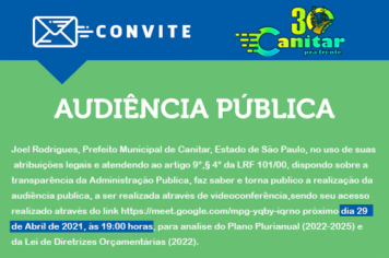 AUDIÊNCIA PÚBLICA 