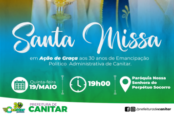 Santa Missa em Ação de Graça Pelos 30 Anos de Canitar