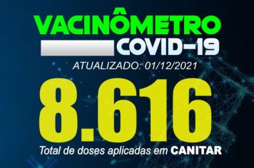 Atualização Vacinômetro Covid-19 01/12/2021