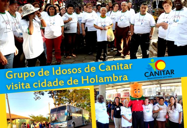 Grupo de Idosos de Canitar visita Holambra