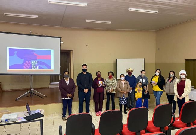 Palestra sobre o Agosto Lilás 