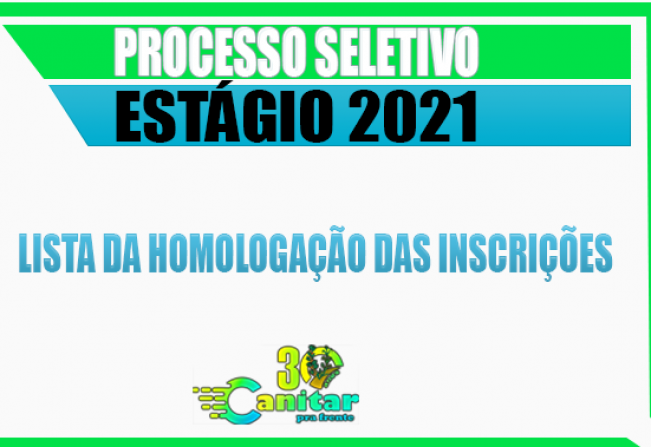 Lista da Homologação das Inscrições