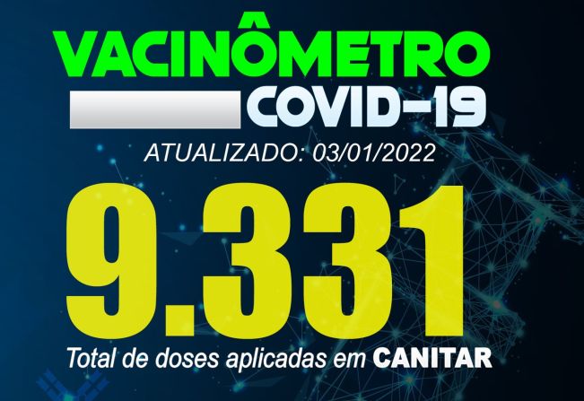 ATUALIZAÇÃO VACINÔMETRO COVID-19 03/01/2022