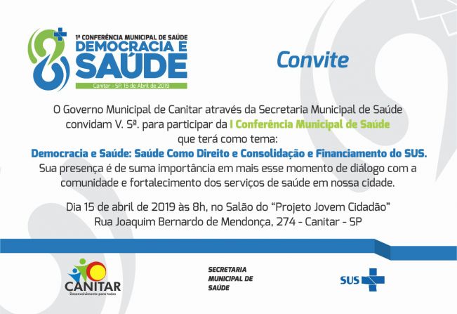 1ª Conferencia Municipal de Saúde