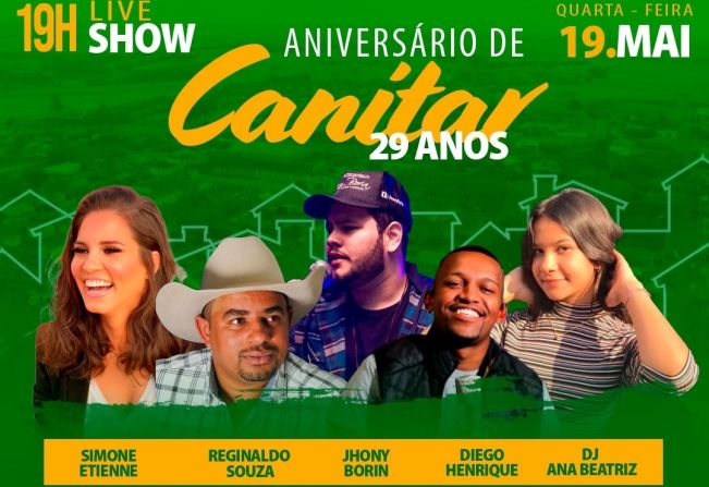 Live de Comemoração Aniversário de Canitar 