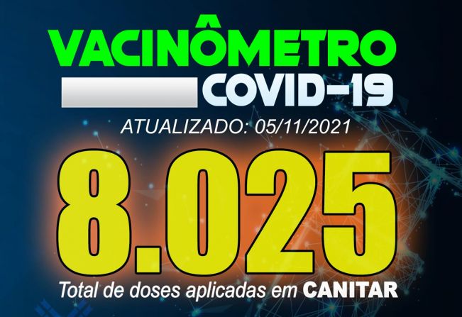 ATUALIZAÇÃO VACINÔMETRO 05/11/2021