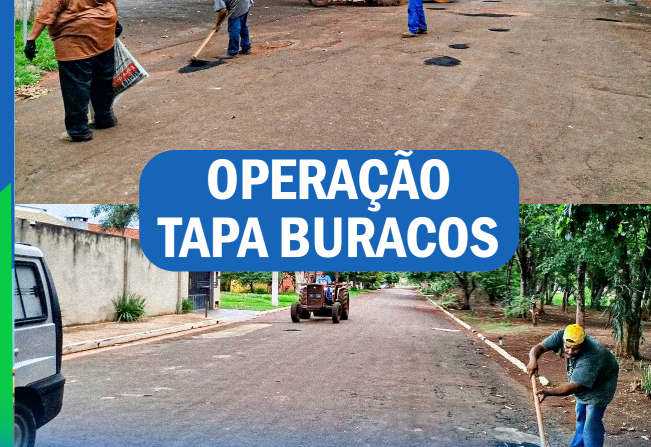 Operação Tapa buracos.